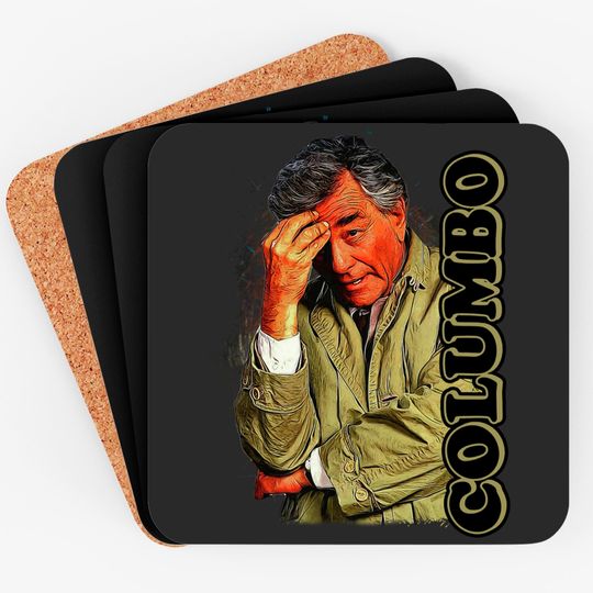 Discover Columbo Detective Movie 80s  coaster