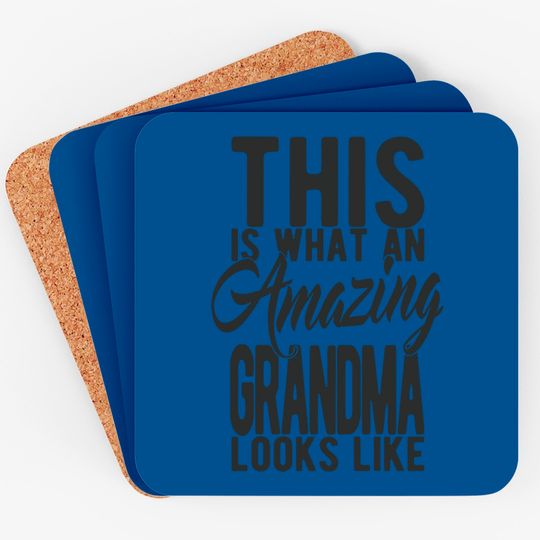 Discover This Is What An Amazing Grandma Looks Like Coaster Graphic Coaster