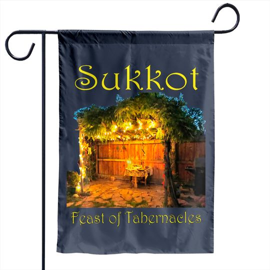 Discover Chag Sukkot Thanksgiving Feast Of Tabernacles Sukkah Garden Flag