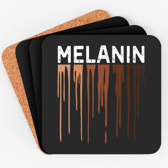 Discover Drippin Melanin Coaster For Pride Coaster