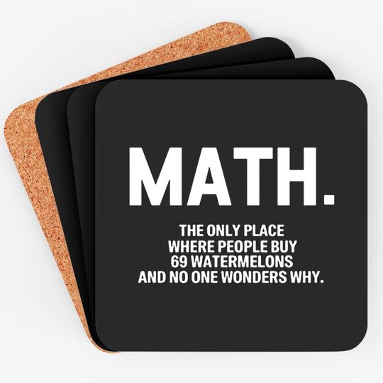 Discover Math Blackmyth Coaster