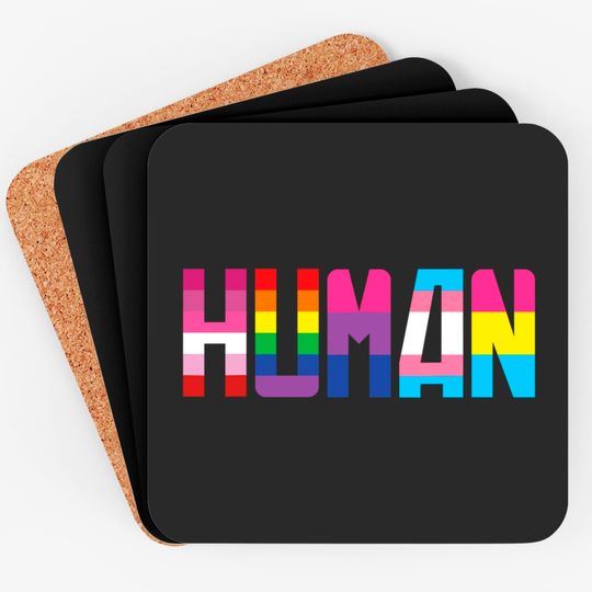 Discover Human Lgbt Flag Gay Pride Month Rainbow Coaster