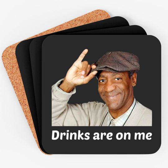 Discover Viethands Bill Cosby Drinks Are On Me Coaster - Cool Party Coaster Conversation Starter