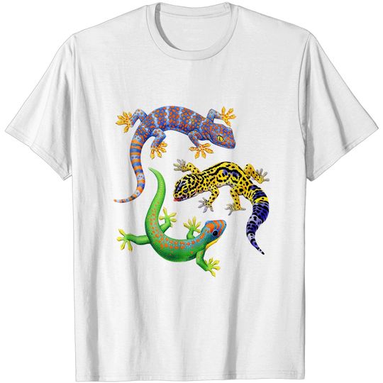 Discover Lizard T-Shirt Cute Gecko Wildlife Lizard