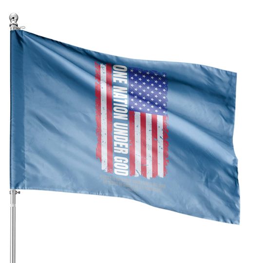Discover Religious Freedom One Nation Under God Scripture Verse House Flag
