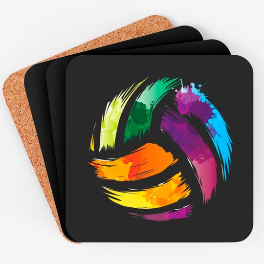 Discover Colorful Volleyball Colorsplash Ball Coaster