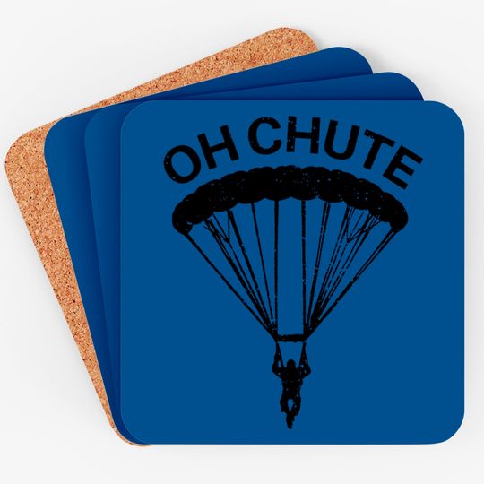 Discover Oh Chute Skydiving Gift For Skydiver Parachute Jumping Coaster