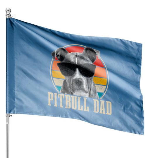 Discover Pitbull Dad Vintage Sunglasses Owner House Flag