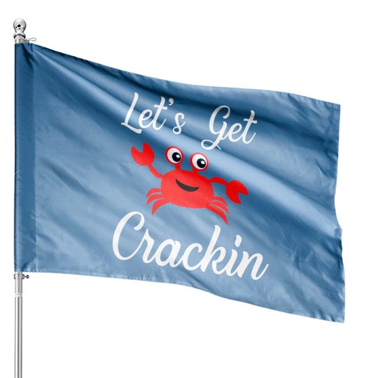 Discover Summer Crab House Flag Crab House Flag