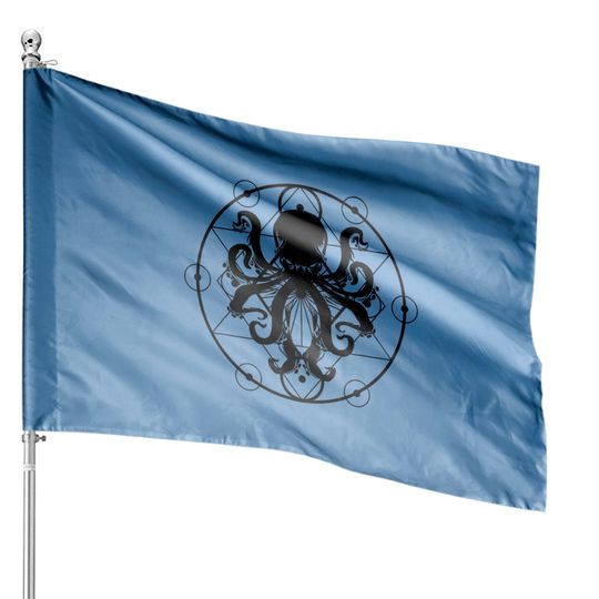 Discover Vintage Kraken Gift Octopus House Flag