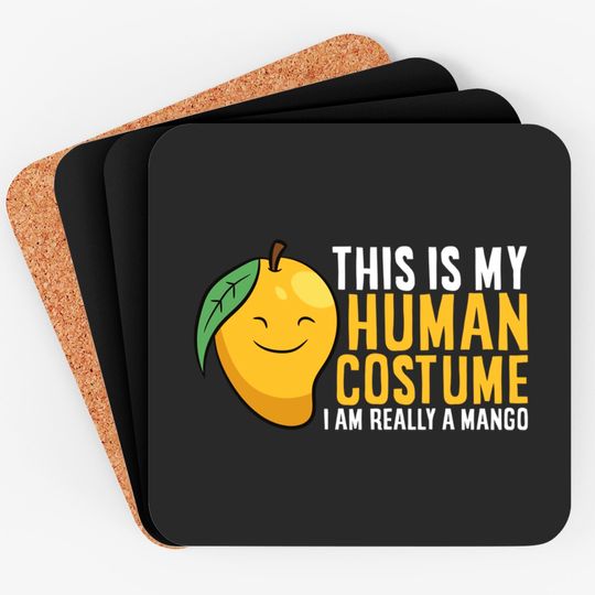 Discover Mango Fruit Halloween Mango Coaster