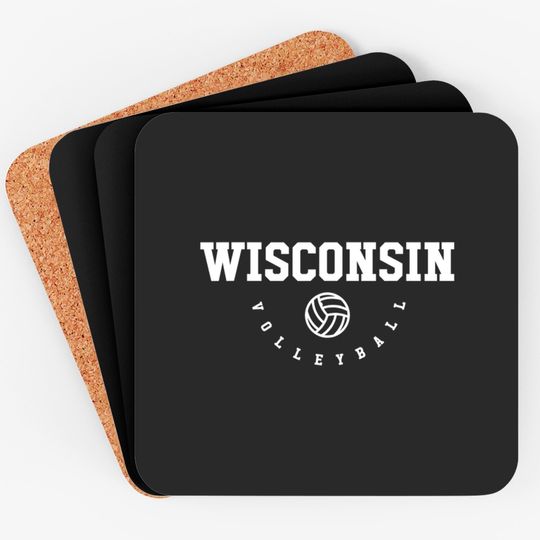 Discover Wisconsin Volleyball Team Coaster