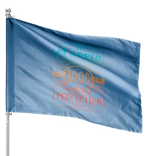 Discover Vintage 2000 Limited Edition Gift 21st Birthday House Flag