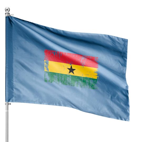 Discover Ghana Ghanaian Flag Gift Football House Flag