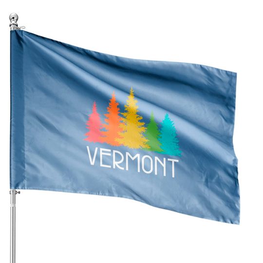 Discover Vermont House Flag