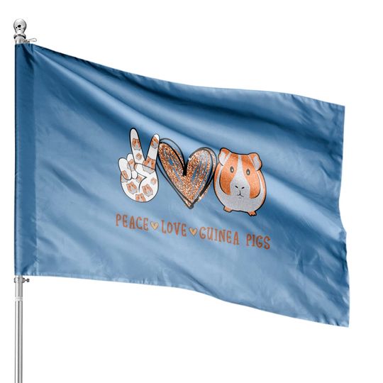 Discover Pigs Gift For Guinea Pigs Lover House Flag