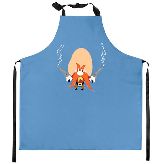 Discover Yosemite Sam Back Off Kitchen Aprons
