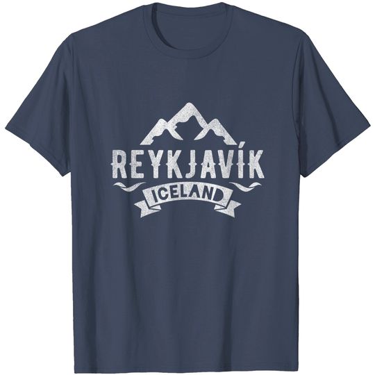 Discover Vintage Reykjavik Iceland T-Shirt