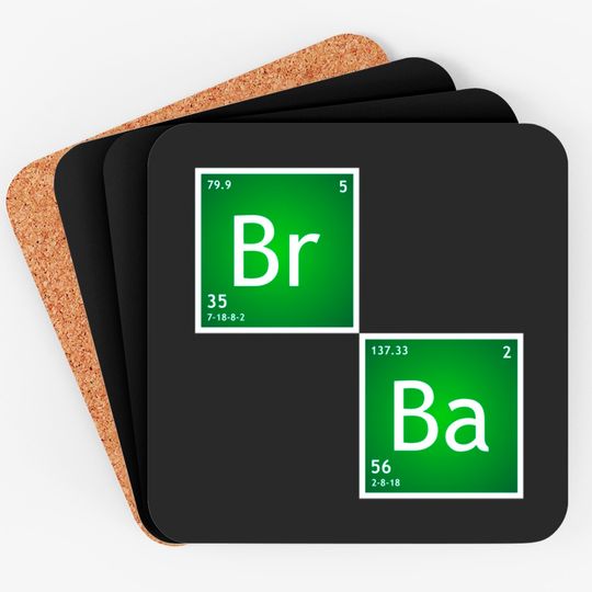 Discover Breaking Bad Elements Coasters