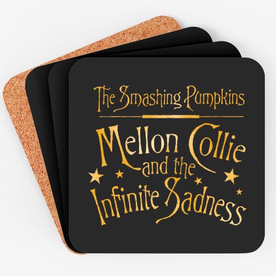 Discover Smashing Pumpkins Mellon Collie Infinite Ladies Short Sleeve Coasters Graphic Coasters