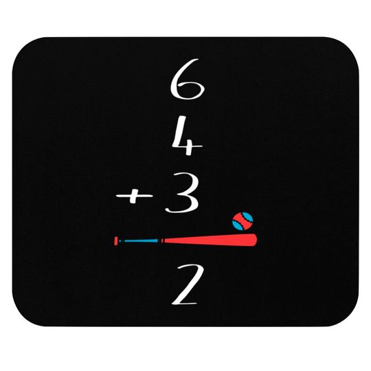Discover 6 4 3 2 Double Play Baseball Mouse Pads