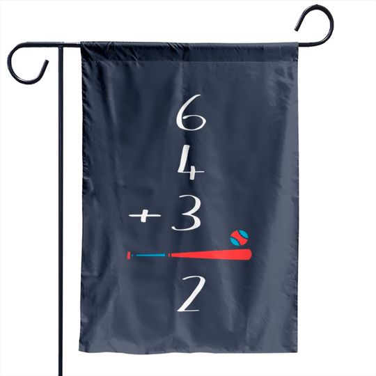 Discover 6 4 3 2 Double Play Baseball Garden Flags