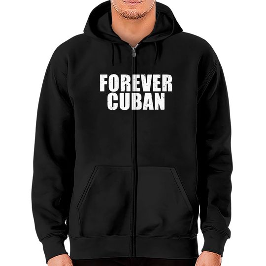 Discover Forever Cuban Zip Hoodies