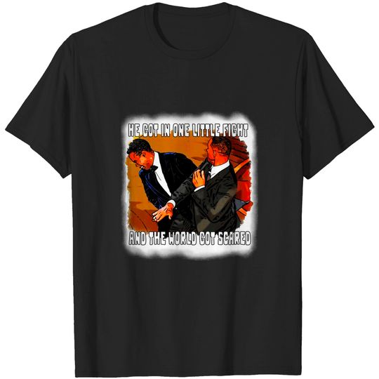 Discover Chris Rock and Will Smith Oscars Slap Fight Bleached Shirt