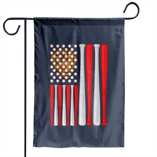 Discover Vintage US Flag Design - American Baseball Flag Garden Flag