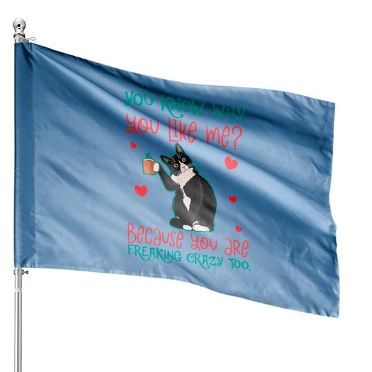 Discover You Know Why You Like Me Classic House Flag
