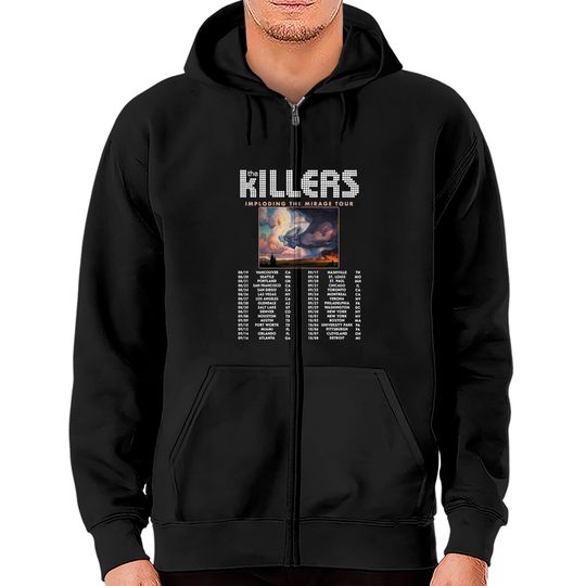 Discover The Killers Imploding The Mirage Tour 2022 Zip Hoodies