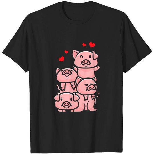 Discover Funny Pig Pigs Pig Breeder Farmer Farmer Piglets T-Shirts