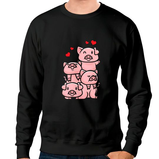 Discover Funny Pig Pigs Pig Breeder Farmer Farmer Piglets Sweatshirts