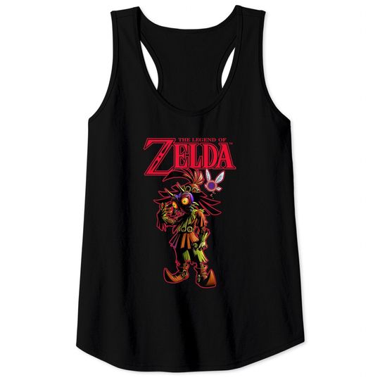 Discover Zelda Majora's Mask Portrait Tank Tops