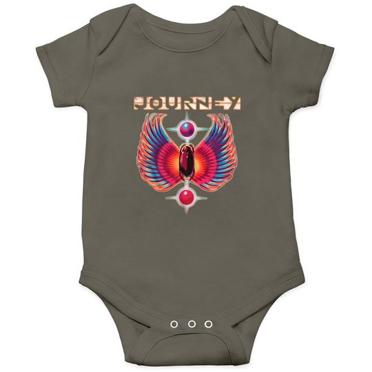 Discover Journey Rock Band Music Group Colored Wings Logo Vintage Toddler Onesie Onesie