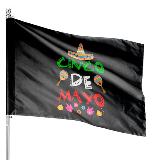 Discover Mexico Cinco de Mayo House Flags