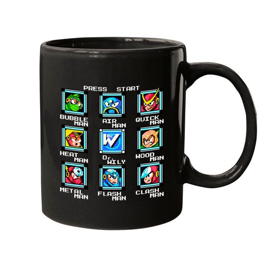 Discover Mega Man - Mens Stage Select Mugs