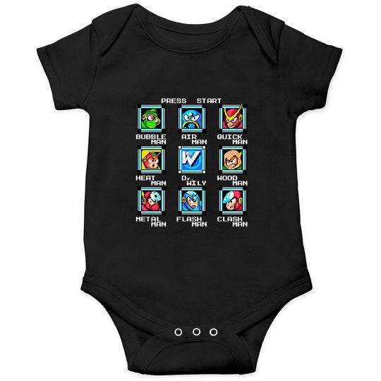Discover Mega Man - Mens Stage Select Onesie