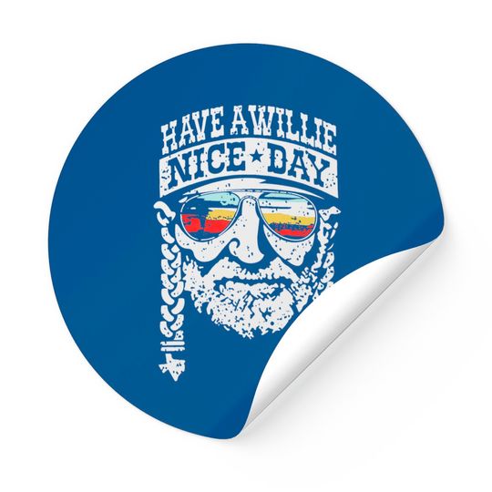Discover Women I Willie Love The Usa & Have A Willie Nice Day Short Sleeve Sticker Tops