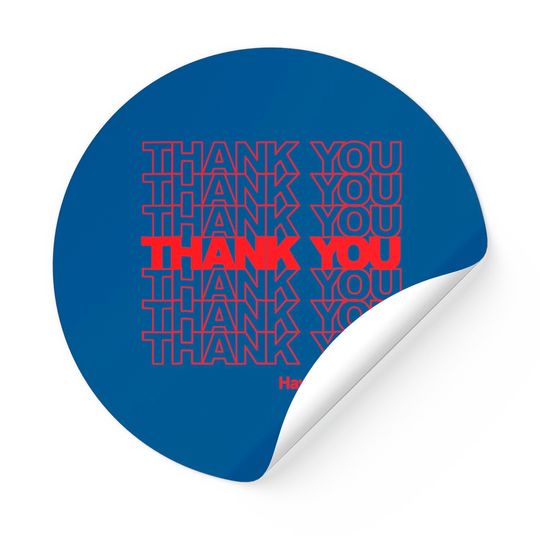 Discover Thank You Bag Sticker Sticker