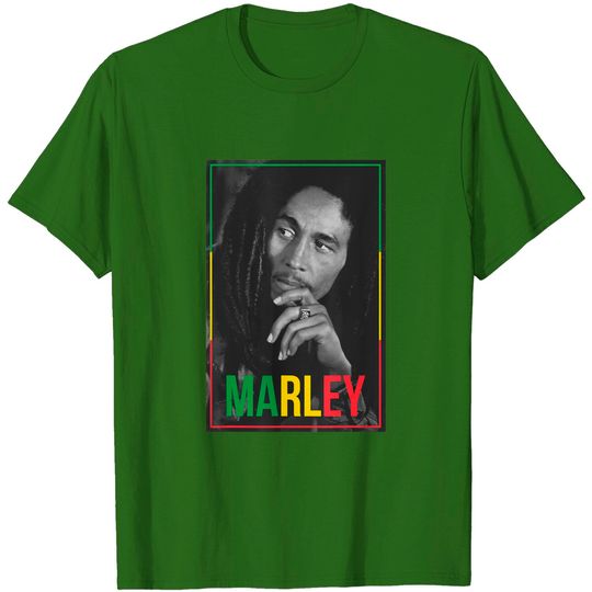 Discover Bob Marley Photo White T-Shirt