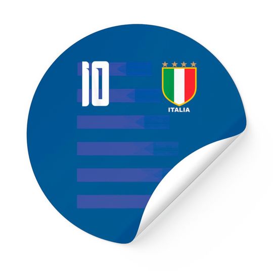Discover Italia Jersey Italiano Calcio Soccer Sticker