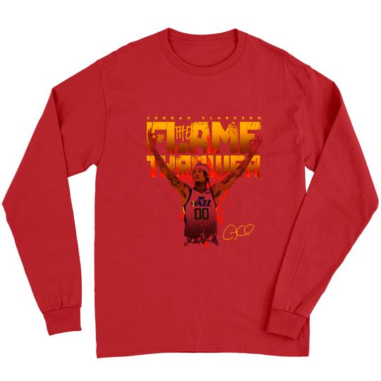 Discover Jordan Clarkson Flamethrower - Jordan Clarkson Utah Jazz - Long Sleeves
