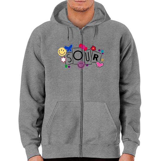 Discover Olivia Rodrigo Vintage Sour Zip Hoodie