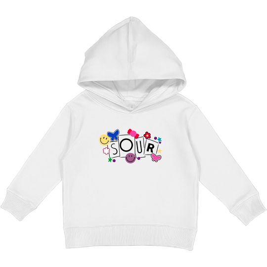 Discover Olivia Rodrigo Vintage Sour Kids Pullover Hoodie