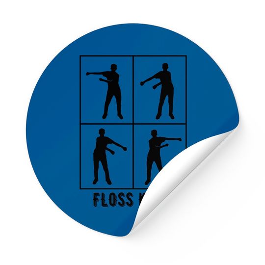 Discover Floss King Backpack Dance Sticker