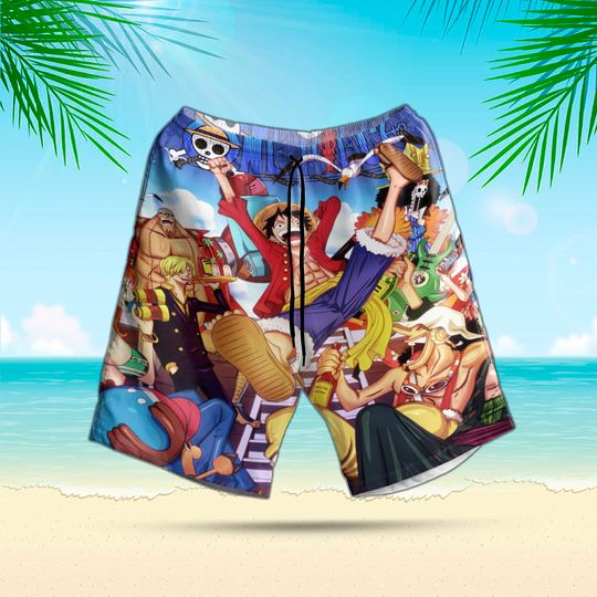 Discover Beach Shorts Breathable Lining Swimwear Beach Swim Trunks