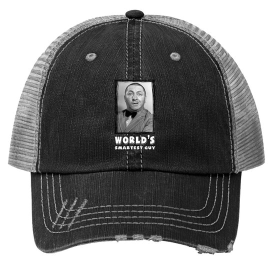 Discover The Three Stooges Curly, World's Smartest Guy Trucker Hats