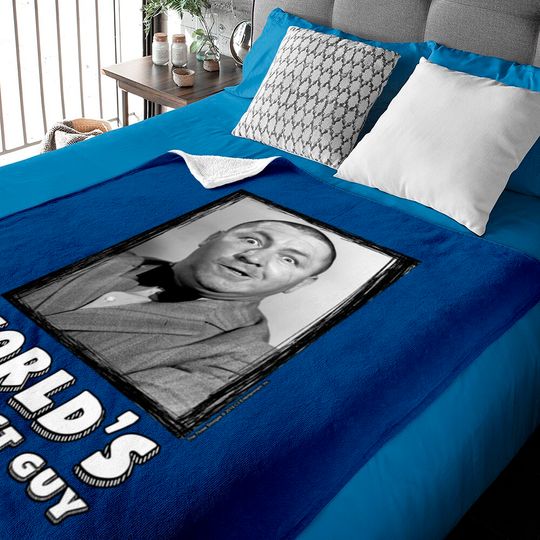 Discover The Three Stooges Curly, World's Smartest Guy Baby Blankets