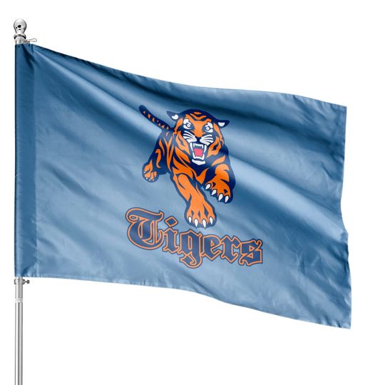 Discover Tigers Sports Logo - Tigers - House Flags